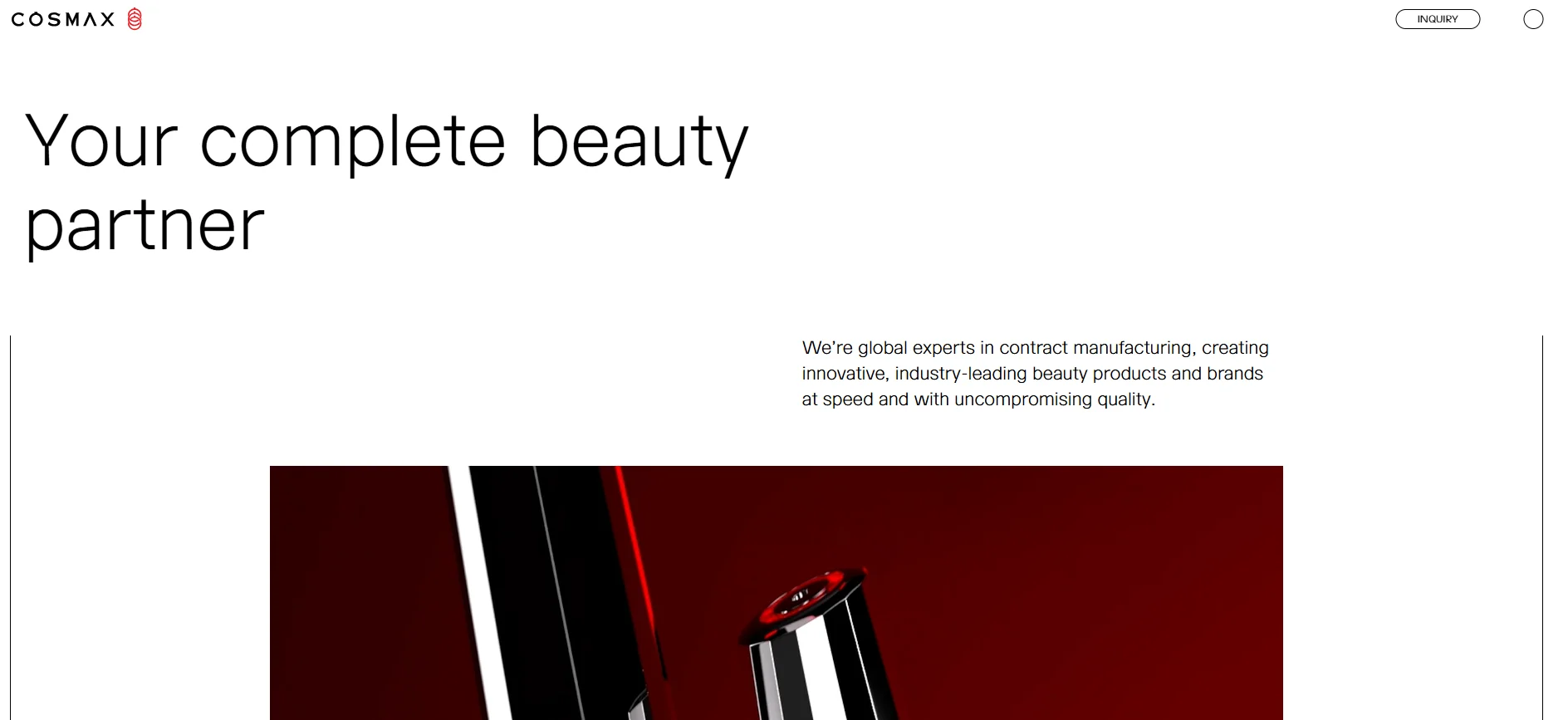 COSMAX, a Chinese cosmetics manufacturer